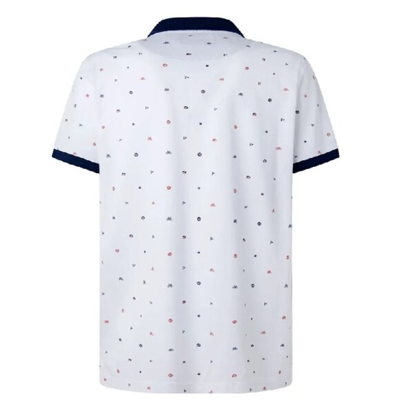 NWT -  Pepe Jeans London Firemont Short Sleeve Polo – White, Size M - Picture 2 of 14